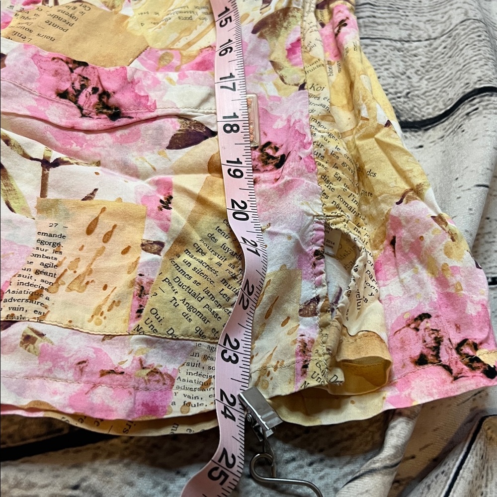 Koi Scrub Top in Cherry Blossom and Koi Print - Picture 6 of 7